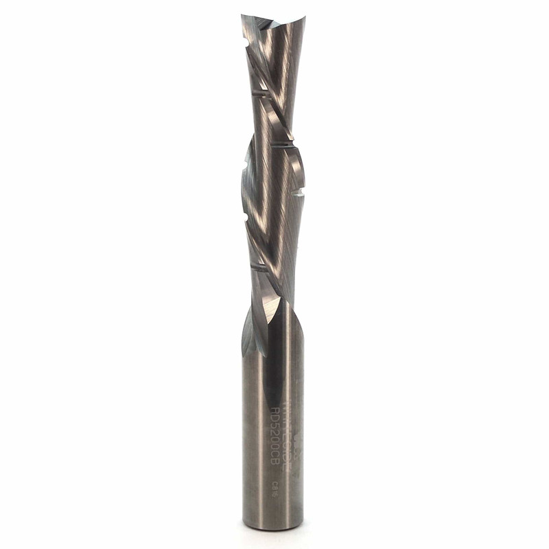 Chipbreaker Spiral Router Bit - 1/2" SH 1/2" D - Types:Downcut Spiral Bit - Cutting Length:2" - Overall Length:4"
